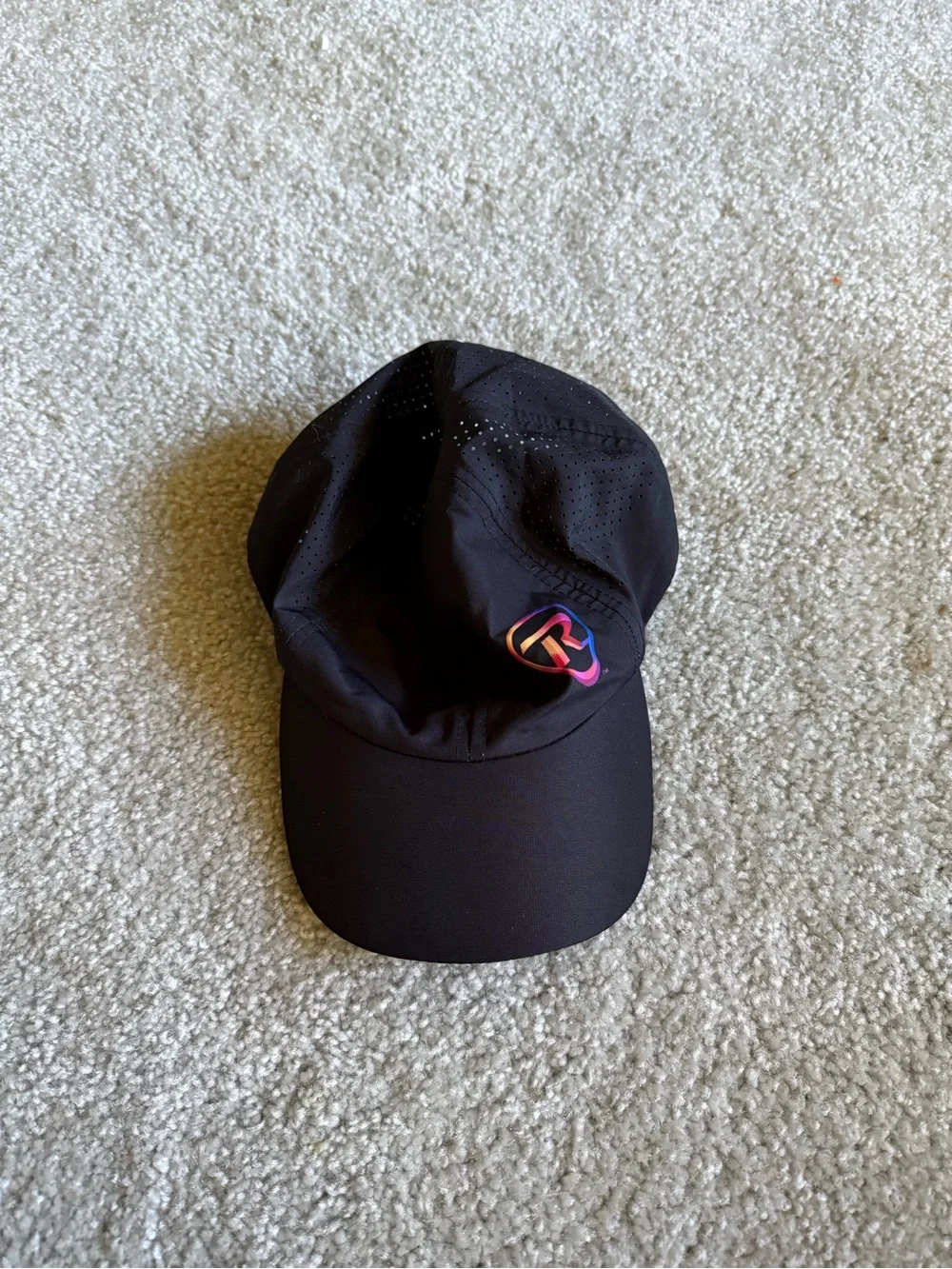 Rock n Roll Black Running Cap